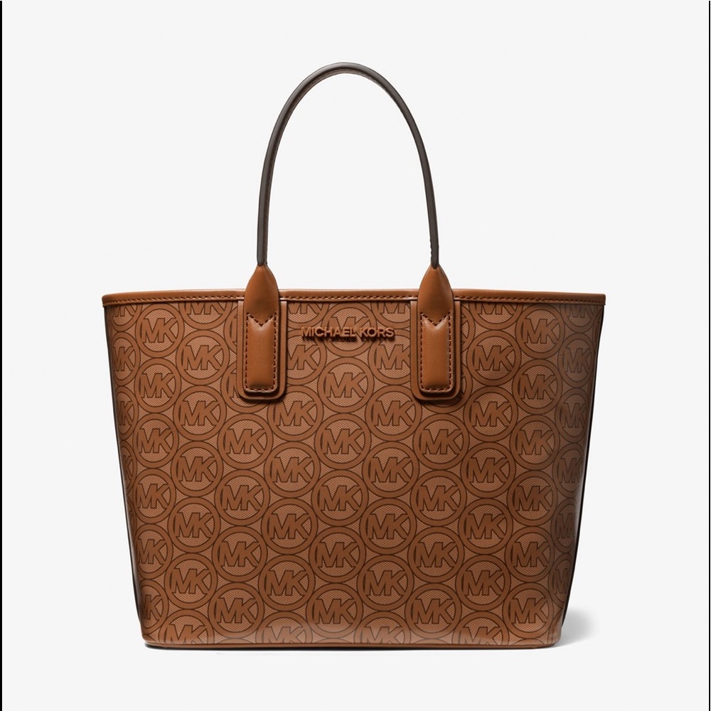 Jodie Small Logo Jacquard Tote Bag